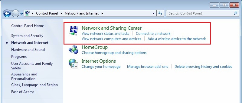 Configure VPN PPTP in Windows 7. Step 3.