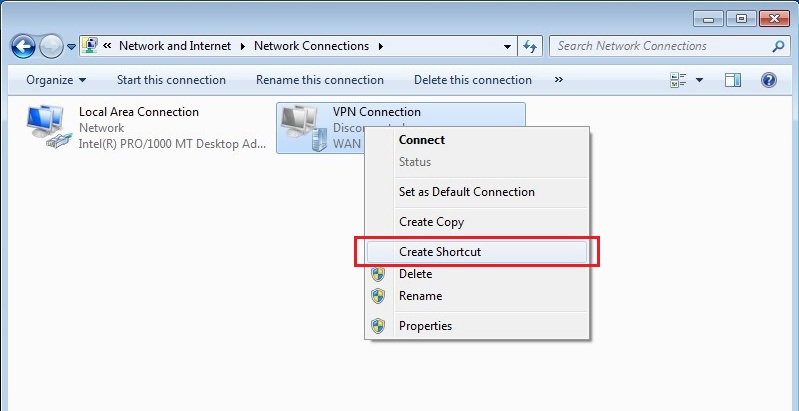 Configure VPN PPTP in Windows 7. Step 15.